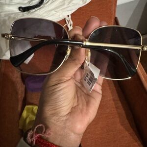 Gold and Black Sunglasses